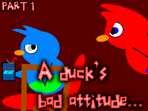 A duck's bad attitude...