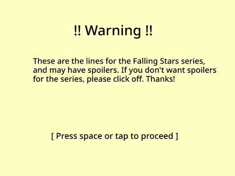 -- Fallen Stars - Longspider Lines