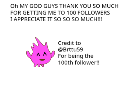 100 FOLLOWERS