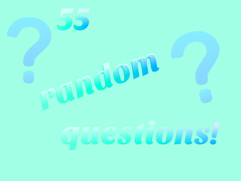 55 random questions :D remix