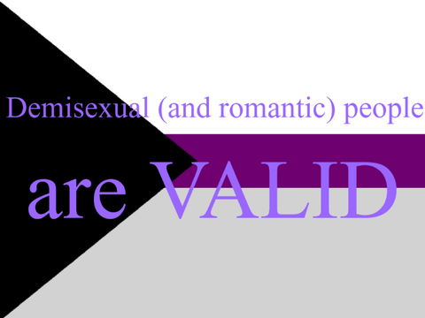 My mother doesn't think demisexuality is LGBTQIA+ :(