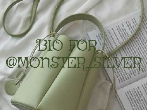Bɪᴏ ғᴏʀ @monster_Silver