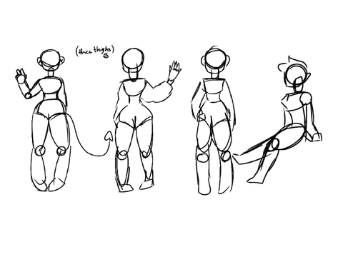 Human sketch dump [filler]