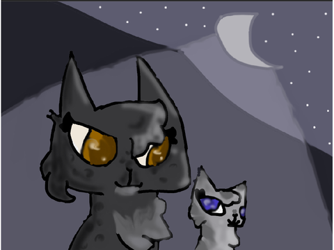 Sparrowpaw and Silverkit!