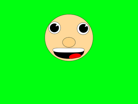 bald head on Hypno Island green screen remix