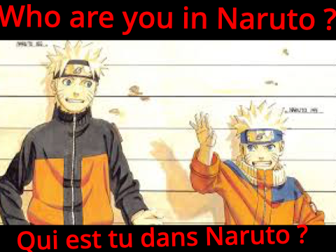 Who are you in NARUTO / Qui est tu dans Naruto ?