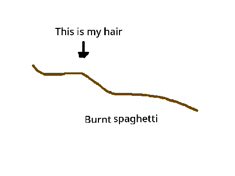 hair = s p a g h e t t i