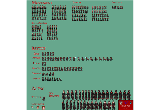 Some Harry Potter Sprites I found-