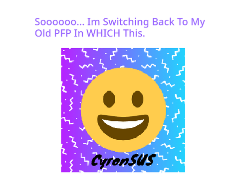 My New/OLD PFP