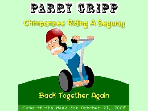 Chimpanzee Riding A Segway