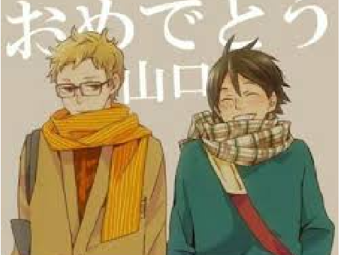 Tsukishima and Yamaguchi- Follow You