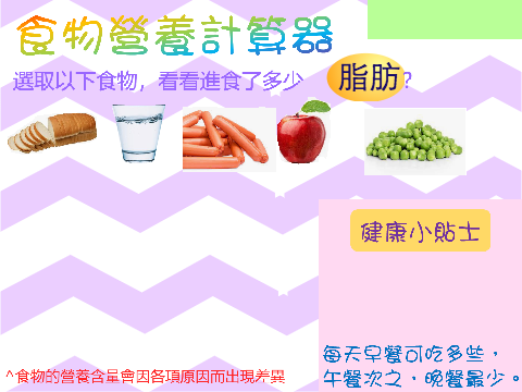 食物營養計算器-脂肪 4A23