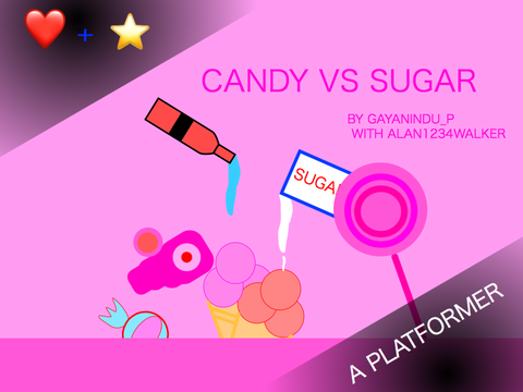 CANDY VS SUGAR - A PLATFORMER //COLAB//
