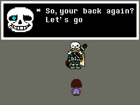 Ink! sans battle