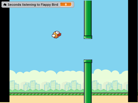 How long can you listen to Flappy Bird?
