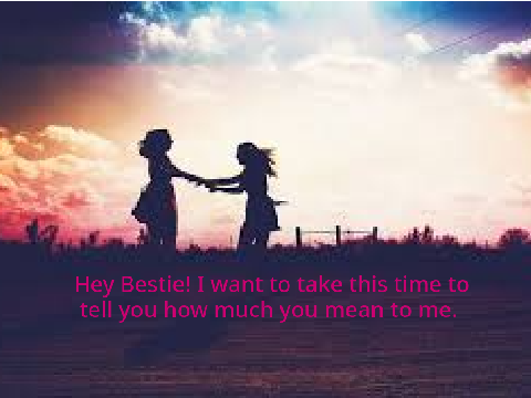 Send to Your Best Friend- Count On Me