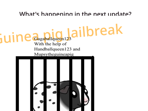 Rainbow Guinea pig Jailbreak warning flashing lights