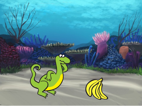 Banana Loving Dino!!!