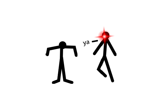 when that godlike stickman comes... #Shorts #Animation #GodLike #Eyes #Stickman
