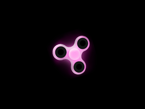 glowing fidget spinner stimulator