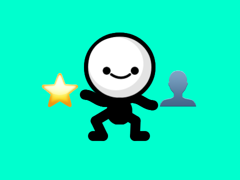 free follow and star sign