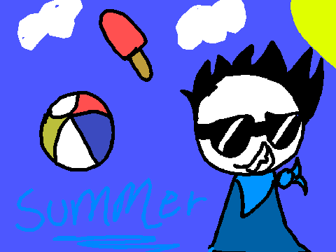 summer vacation has just started 