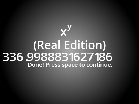Decimal Exponents (Fractional-Sqrt Method)