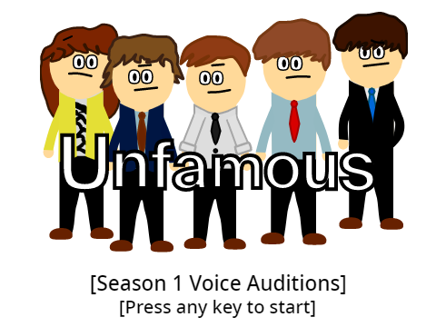 Unfamous Season 1 Voice Auditions