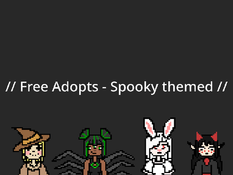 Free Adopts // Spooky themed (Closed)