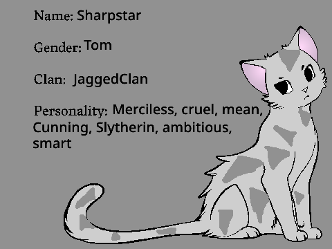 Sharpstar of JaggedClan