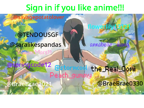 Remix and Sign in if you like anime! remix remix remix remix remix remix remix remix remix remix