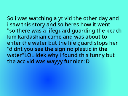 I think this is funny?