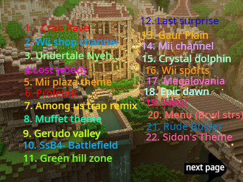 Music playlist