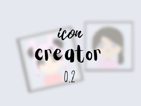 ➳ icon creator 0.2 ♡