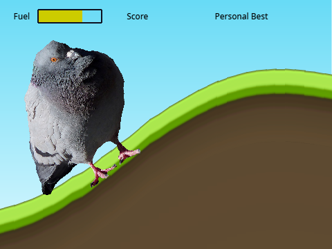 chonky pigeon Hill Climb Racing