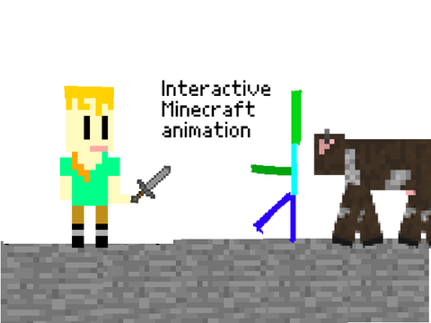 Minecraft interactive animation || Mobile-friendly ||