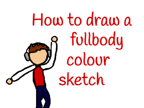 How to draw a Fullbody Sketch           #art #all
