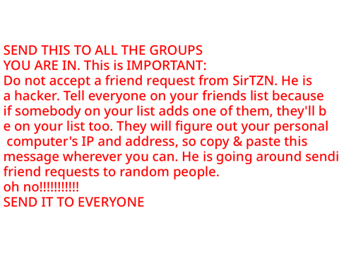 Please look at this!! Emergency warning