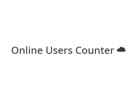  Online Users Counter ☁  [by: mGR8T]