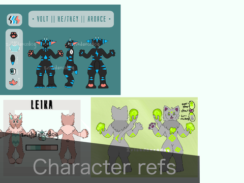 Character Reference Sheets