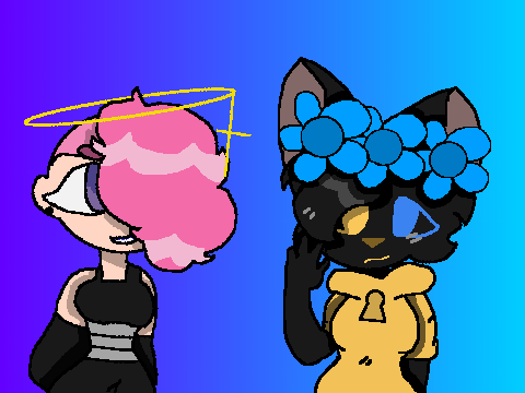~Blue Flower Crown~ [ Gift for OmbraTheFurry2 ]