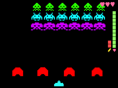 インベーダーゲーム２