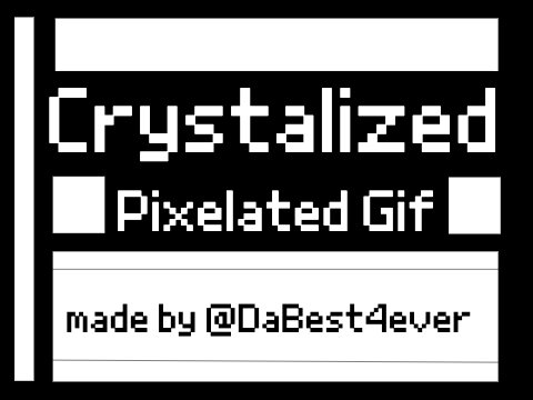 Crystalized - Pixelated Gif (✿╹◡╹)
