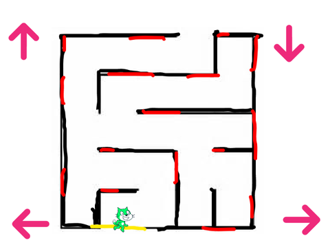Maze level 1 (mobile friendly)