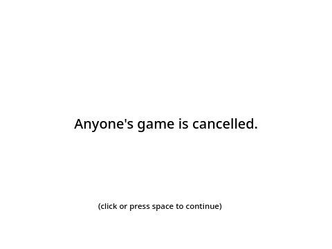 Anyone's Game is cancelled. Here's why I wanted to do it.