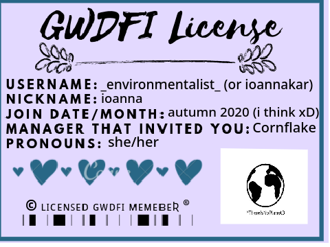 • GWDFI member license template • remix