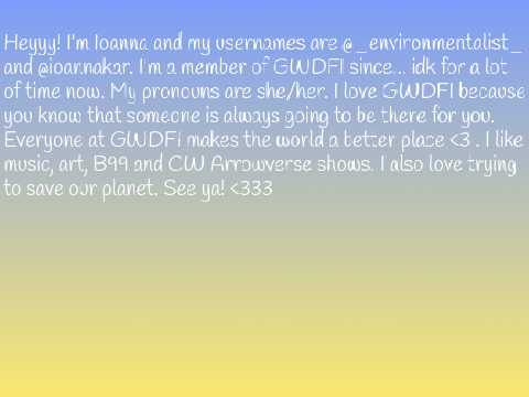 GWDFI Welcoming Committee Forms remix