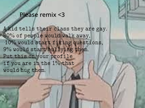 Stop Being Homophobic. ~Remix This uwu