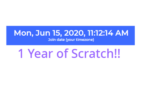 I've been on scratch for 1 year!