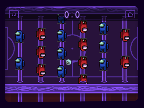 Among Us Neon Foosball